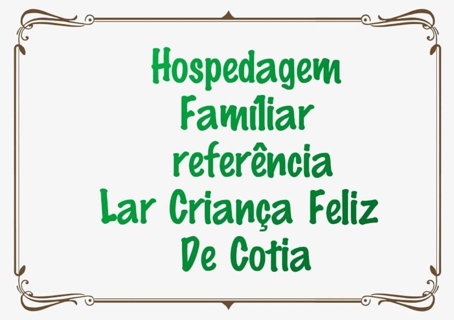 Hospedagem Familiar Cotia  Bagian luar foto